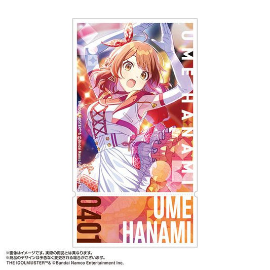 [預訂] 學園偶像大師 票券風模切貼紙 花海佑芽《25年10月預約》