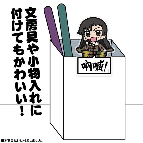 西絹代壓克力夾子，卡通人物設計，可夾文具或小物。