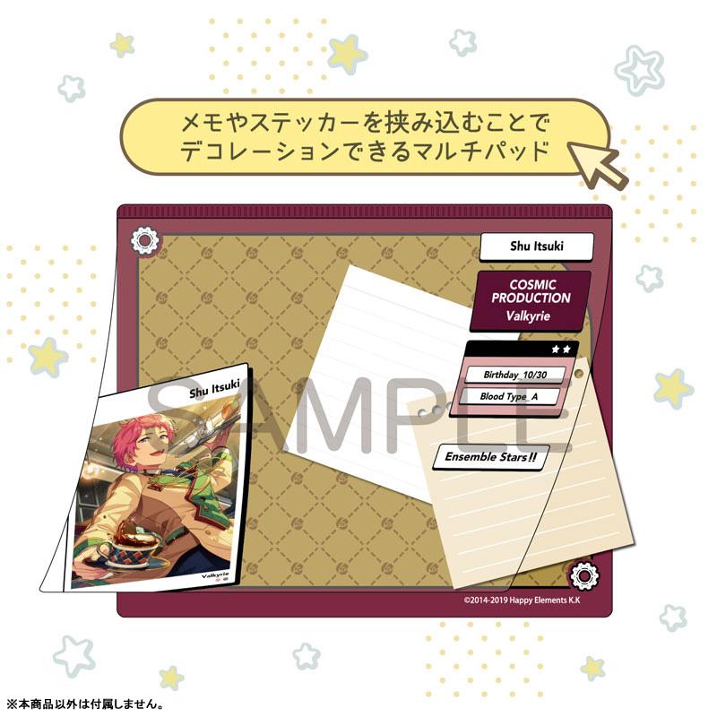 [預訂] 偶像夢幻祭 DECOPAD 齋宮宗，展示圖案設計及角色資訊卡。