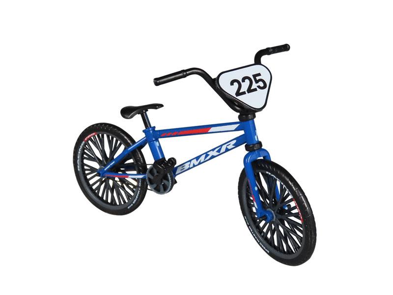 Puripura 藍色 BMX 賽車塑膠模型