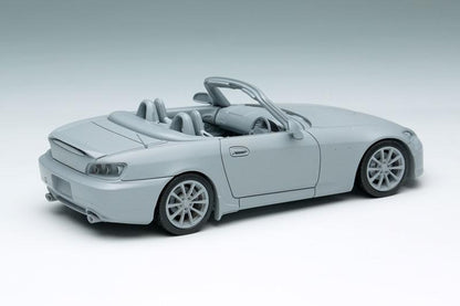 [預訂] 1/43 本田 S2000 20週年(AP2) 2020 百慕達藍珍珠模型車，後視圖。