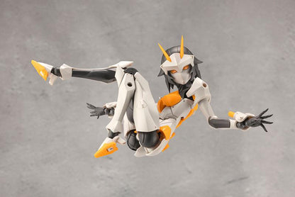 [預訂] 無限邂逅Megalo Maria 首席 模型，白色和橙色配色，漂浮姿勢。