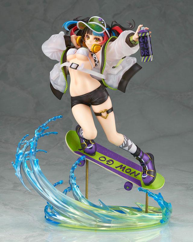 Fate/Grand Order Berserker/清少納言 1/7 模型，滑板造型，手持噴漆罐。