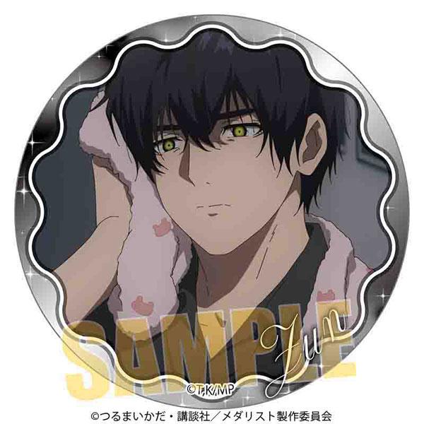 金牌得主 回憶徽章：夜鷹純C角色擦拭粉色毛巾的徽章。