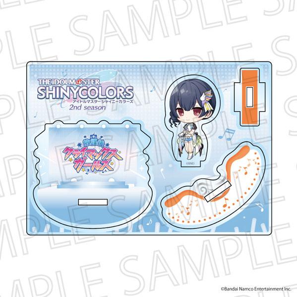 [預訂] 動畫「偶像大師 閃耀色彩」搖晃立牌，杜野凜世Q版造型，零件未組裝。