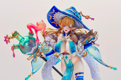 [預訂] VERTEX ORIGINAL 精靈村 米琳德 1/6 模型：藍白法師造型，手持書本與魔法杖。