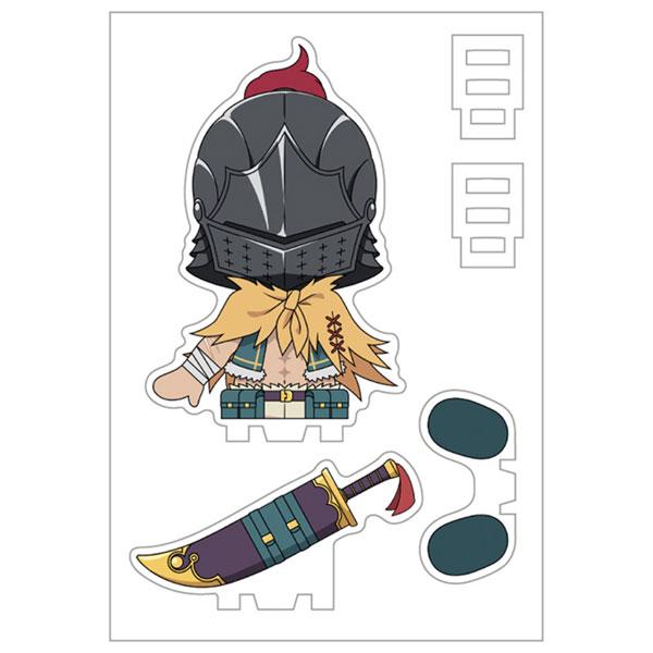 [預訂] Re：從零開始的異世界生活 阿爾 坐姿吉祥物組件，包含人物、武器及支架。