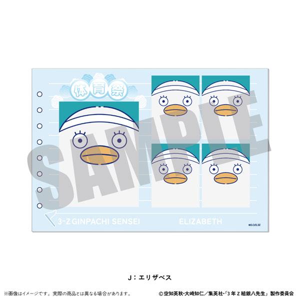 [預訂] TV動畫「3年Z組銀八老師」 證件照風格貼紙 Nyu~toro 第2彈 J 伊麗莎白《25年8月預約》