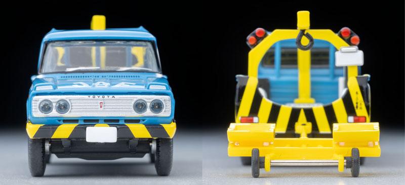 [預訂] Tomica Limited Vintage LV-188d 豐田 Stout 拖吊車 (JAF)正面及背面特寫。