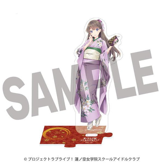 [Pre-order] Love Live! Ren-no-Sora Girls' Academy Academy Idol Club Kaga Yuzen standing sign Fujishima Ji "December 24 reservation"