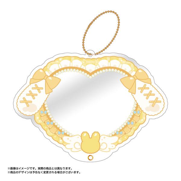 [預訂] Pikuria壓克力框，兔耳緞帶ver. 03.黃色，附鏈條。