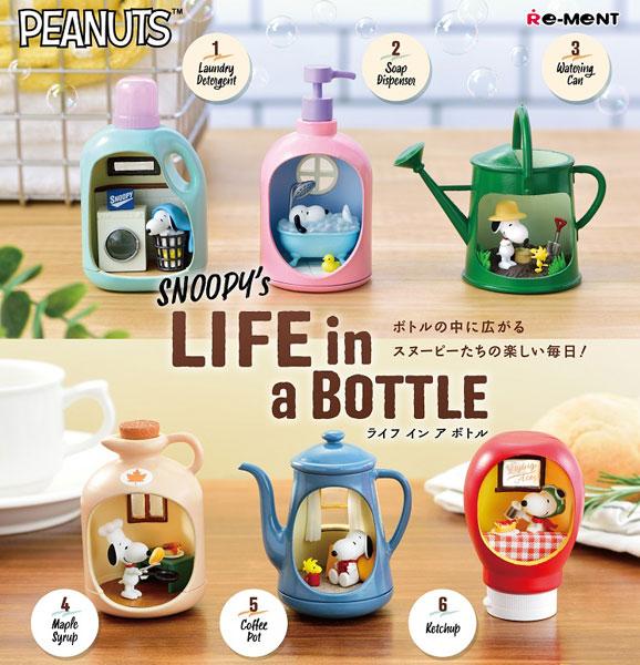 [預訂] 花生 SNOOPY’s LIFE in a BOTTLE 6個入BOX（再售）《24年11月預約》