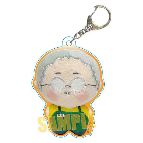 坂本日常Ponistep鑰匙扣，坂本太郎角色毛絨玩偶造型。