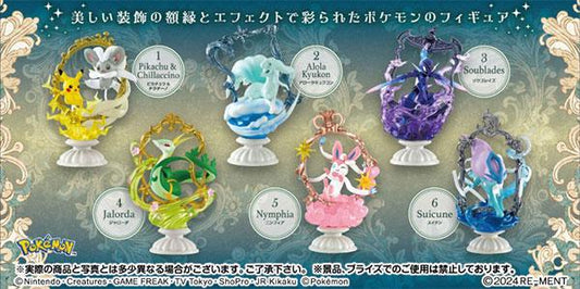 [Pre-order] Collection of 6 Pokemon decorative frames in BOX "October 24 Pre-order"