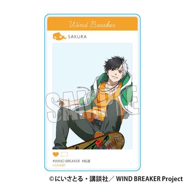 [Pre-order] Windproof Boy Acrylic Card Sakura Haruka Skateboarder ver. "Pre-order for January 25"