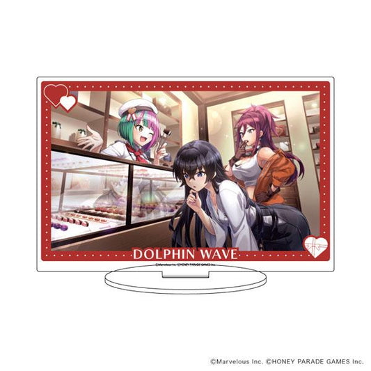 [Pre-order] Stand card "Dolphin Wave" 52/Haley Louise &amp; Basane Otohime &amp; Kumu Yuri (Official Illustration) "Pre-order for September 24"