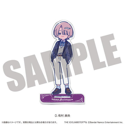 「學園偶像大師」有村麻央立牌，全身立姿，穿著制服。