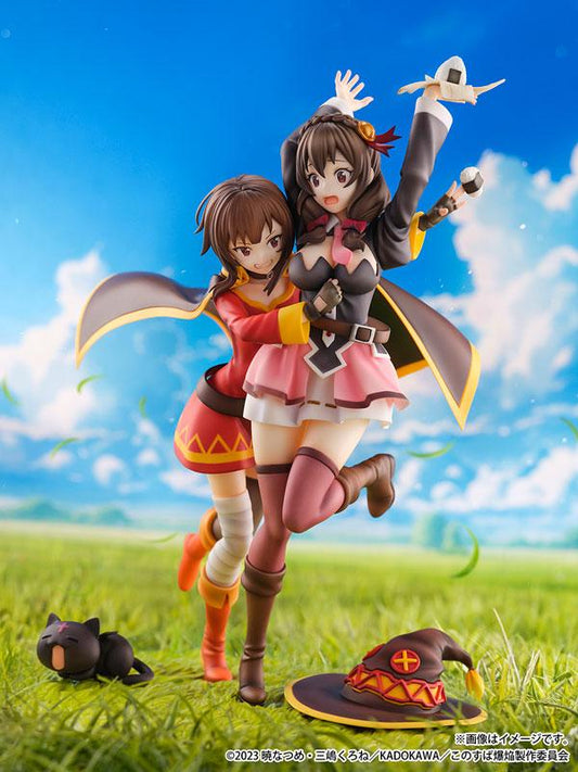 [Pre-order] "Dedicate Explosive Fire to a Beautiful World!" 』 Megumin &amp; Yoyo-Two are friends Ver.- 1/7 finished model "Reservation for May 25"