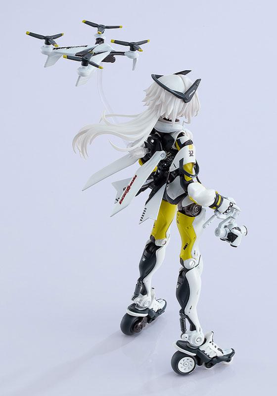 [預訂] 少女發動機 MOTORED CYBORG RUNNER SSX_155ar “KINETIC ASH” 背面視圖，帶無人機。