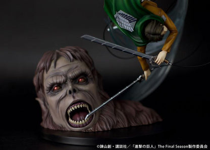 [Pre-order] TV animation Attack on Titan "Levi vs Beast Titan ver." finished model "Pre-order September 25"