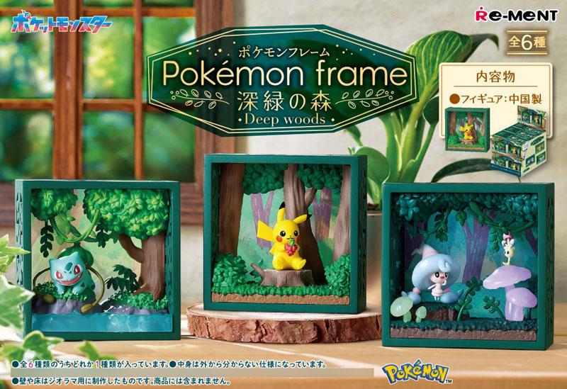 [Pre-order] Pokemon Photo Frame Dark Green Forest 6 pieces in BOX "September 24 Pre-order"