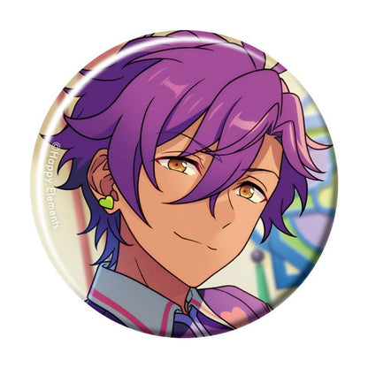 偶像夢幻祭 Idol Side Collection徽章，特色為紫髮男性角色肖像。