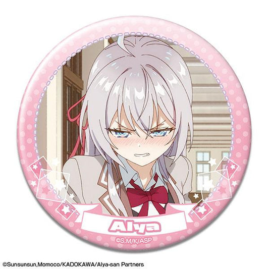 [Pre-order] TV animation "Ellie's classmate next to me who occasionally speaks softly in Russian to hide her shame" Badge design 02 (Ellie/B) "Reservation for November 24"