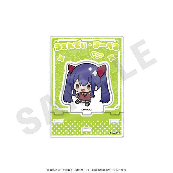 [預訂] 「FAIRY TAIL 魔導少年 100年任務」溫蒂立牌，Q版造型，綠色背景。