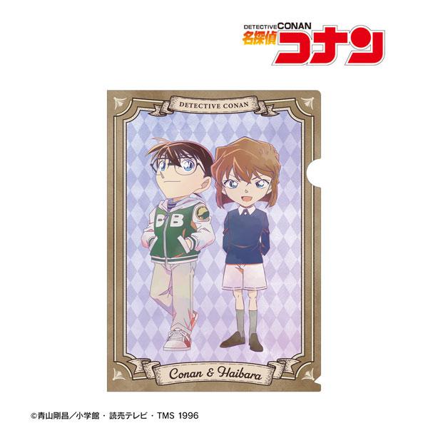 [預訂] 名偵探柯南 江戶川柯南與灰原哀 Ani-Art 第9彈 透明文件夾設計圖。