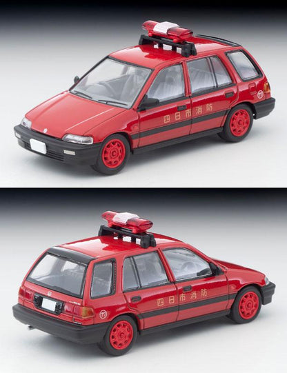 [預訂] Tomica Limited Vintage Neo LV-N339a 本田 Civic 宣傳消防車《25年3月預約》