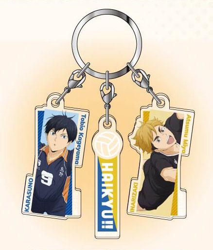 [Pre-order] 3 mini keychain volleyball boys! ! 02 Tobio Kageyama and Yu Miya "Reservation for October 24"