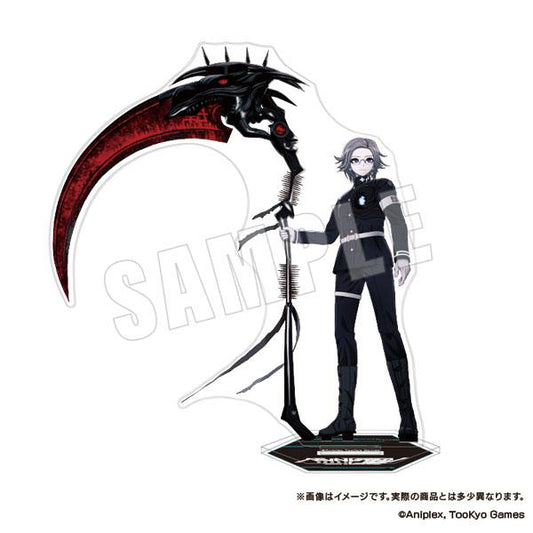[預訂] HUNDRED LINE -最終防衛學園- 蒼月衛人 立牌，手持紅色大鐮刀。