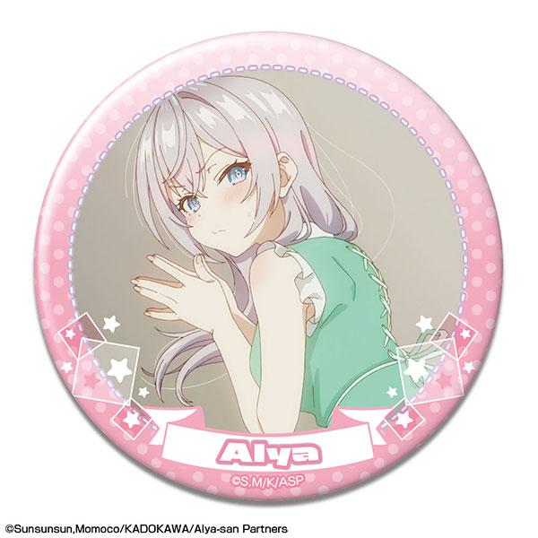 [Pre-order] TV animation "Ellie's classmate next to me who occasionally whispers in Russian to hide her shame" Badge design 06 (Ellie/F) "Reservation for November 24"