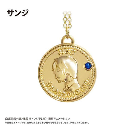 [預訂] ONE PIECE 海賊王 硬幣項鍊 Vol.6 山治《26年1月預約》