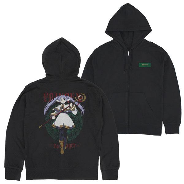 [預訂] COSPA限定 葬送的芙莉蓮 芙莉蓮 刺繍拉鍊連帽衫/BLACK-M《25年4月預約》