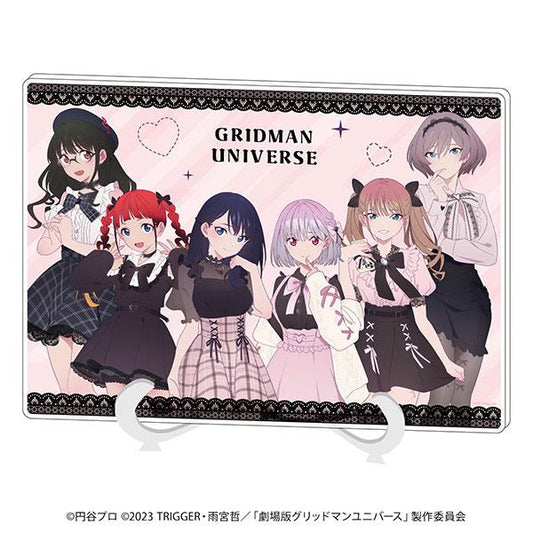 [預訂] 壓克力立板(A5尺寸)「GRIDMANUniverse」01/整列設計暗色少女時尚ver.(新畫的插圖)《24年9月預約》