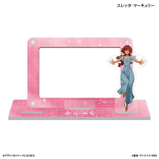 [Pre-order] Mobile Suit Gundam Mercury: Witch Standing Card Holder Sleta Mercury Dress Ver. "March 25 Pre-order"