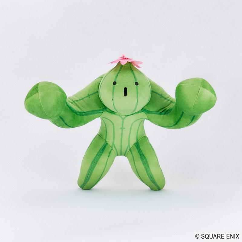 [預訂] 最終幻想XIV 〈酒桶刺〉可彎曲毛絨公仔，綠色仙人掌造型。