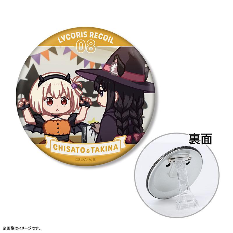 [預訂] TV動畫「Lycoris Recoil 莉可麗絲」 錦木千束＆井之上瀧奈 Yuru Koma 3WAY徽章 ver.F《25年9月預約》