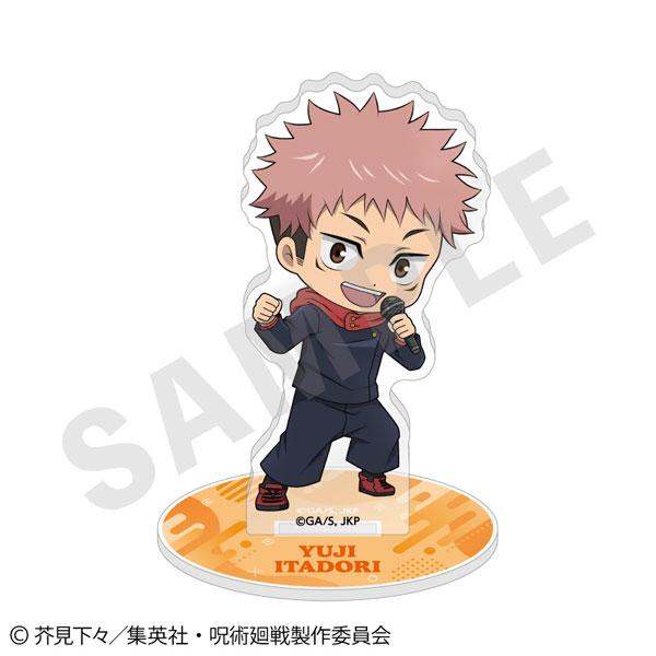 [預訂] 咒術迴戰 Love it! 系列立牌，虎杖悠仁手持麥克風的Q版造型。