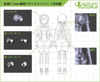 [預訂] A.S.G 女孩 EMO-X0022 “亞莉亞” 1/12 模型《25年12月預約》