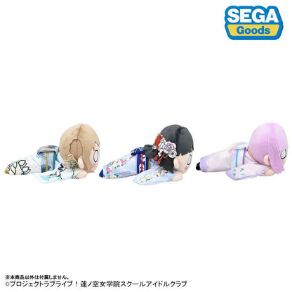 [預訂] Love Live!蓮之空女學院學園偶像俱樂部 躺臥 毛公仔 “安養寺姬芽-加賀友禪合作款服裝”(S)《25年12月預約》