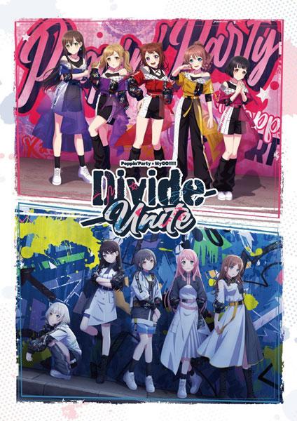 [預訂](特典) BD Poppin’Party×MyGO！！！！！ 合同演唱會「Divide/Unite」Blu-ray 通常版《24年9月預約》