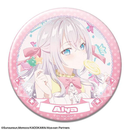 [Pre-order] TV animation "Ellie's classmate next to me who occasionally whispers in Russian to hide her shame" Badge design 08 (Ellie/H) "Reservation for November 24"