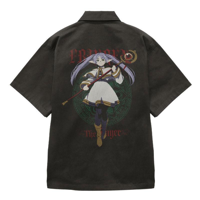 [預訂] 葬送的芙莉蓮 芙莉蓮 刺繡工作襯衫/GRAY-XL《25年9月預約》