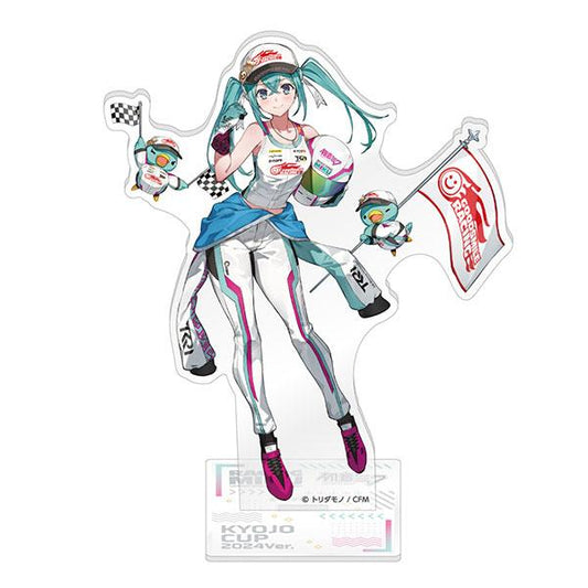 [Pre-order] Hatsune Miku GT Project Racing Driver Miku KYOJO CUP 2024Ver. Acrylic stand "Reservation for June 24"