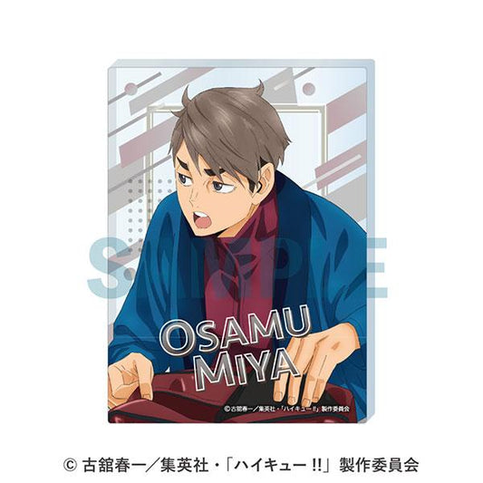 [Pre-order] Animation "Volleyball Boy!" ! 』 Acrylic block 6. Miyaji "Reservation for October 24"