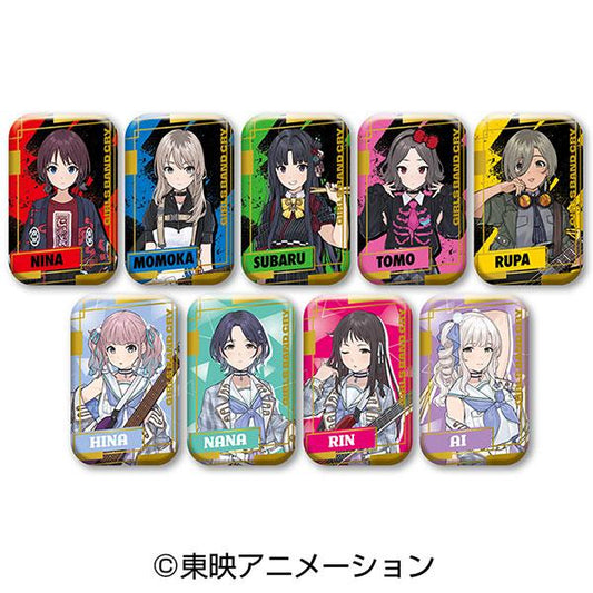 [Pre-order] Girls Band Cry round holographic badges 9 pieces in BOX "Pre-order in February 25"