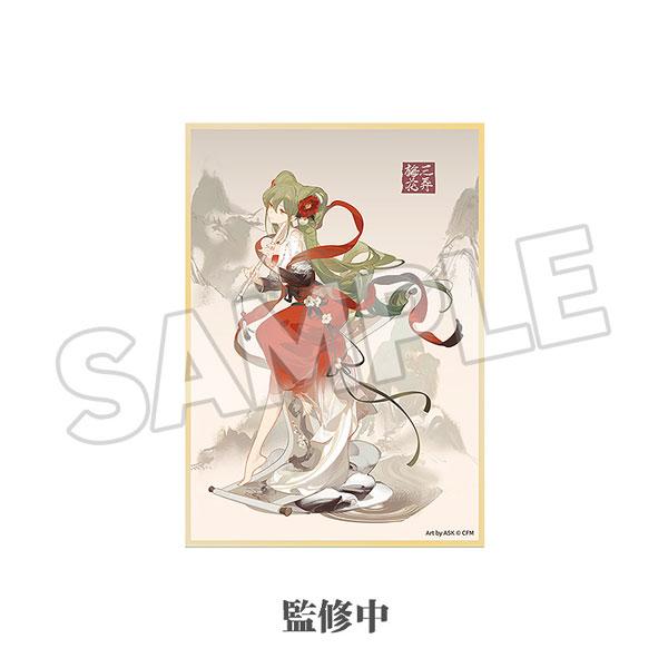 [預訂] 初音未來 色紙 梅花三弄 Ver.，角色身著中國風服飾。