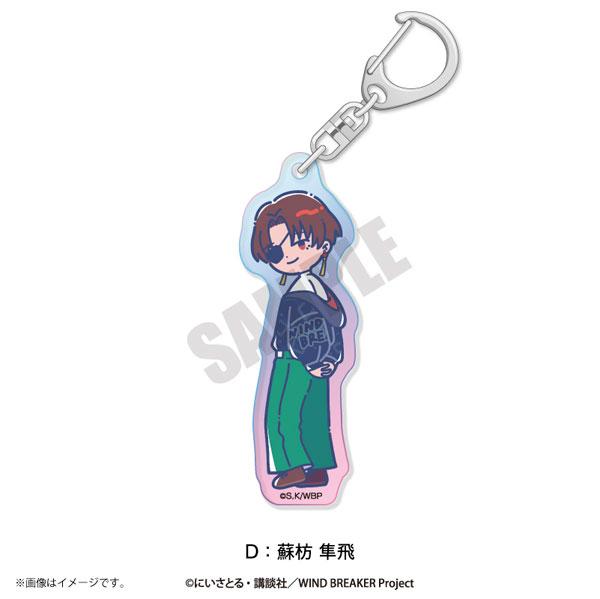 『防風少年』Retro Pop 極光鑰匙圈：蘇枋隼飛角色立繪。